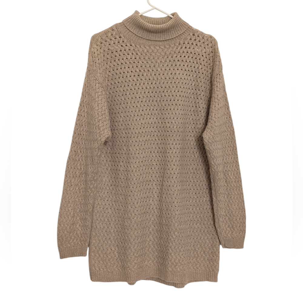 Tesori Cashmere Cotton Cozy Knit Sweater Tunic